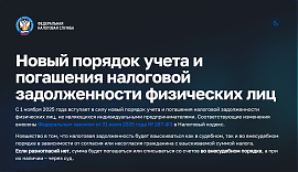 Новый порядок учета и погашения налоговой задолженности физических лиц